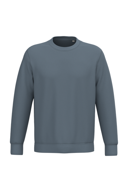 NS400 - Sudadera  ecorresponsable de cuello redondo unisex - Mineral Grey - frontal