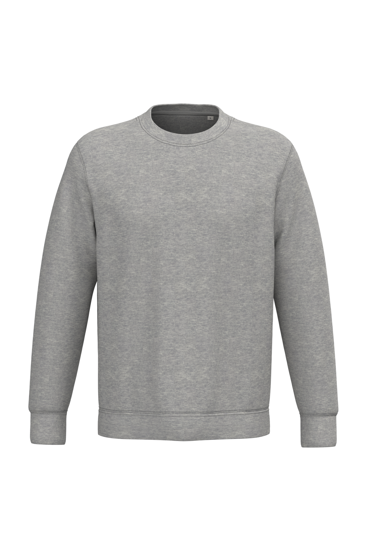 NS400 - Sudadera  ecorresponsable de cuello redondo unisex - Moon Grey Heather - frontal