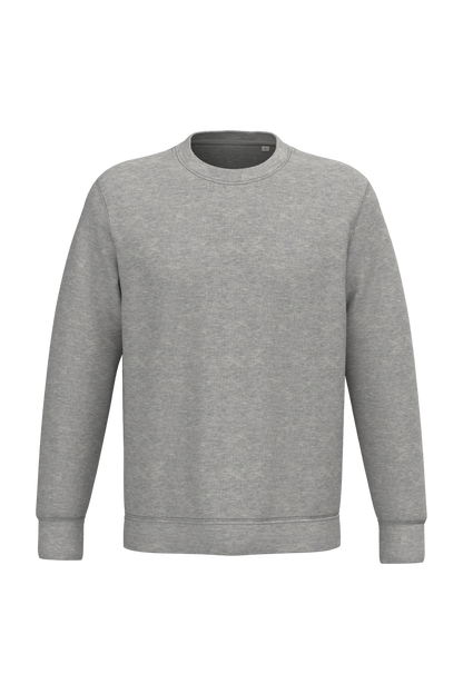 NS400 - Sudadera  ecorresponsable de cuello redondo unisex - Moon Grey Heather - frontal