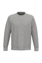 NS400 - Sudadera  ecorresponsable de cuello redondo unisex - Moon Grey Heather - frontal