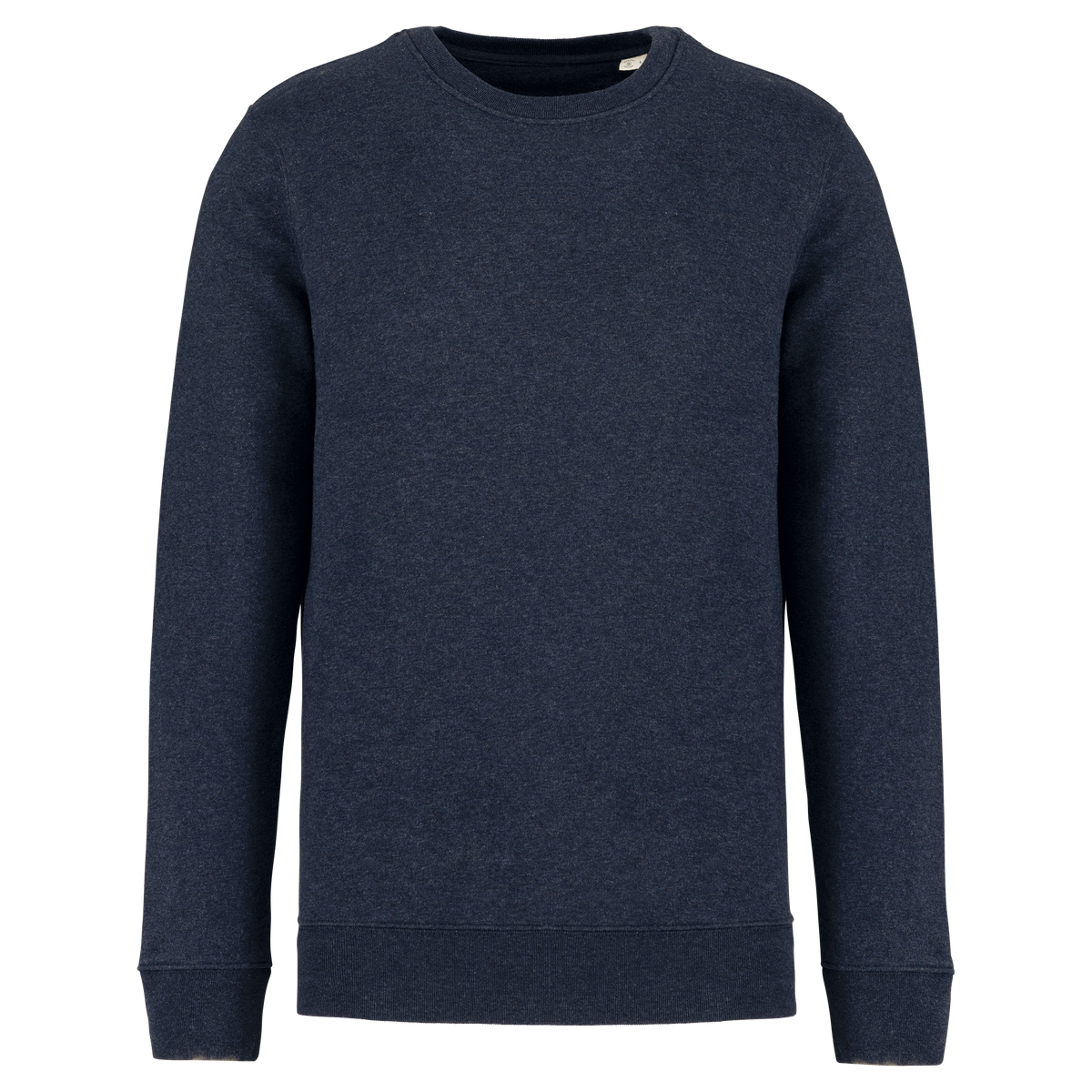 NS400 - Sudadera  ecorresponsable de cuello redondo unisex - Navy Blue Heather - frontal