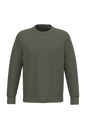 NS400 - Sudadera  ecorresponsable de cuello redondo unisex - Organic Khaki - frontal