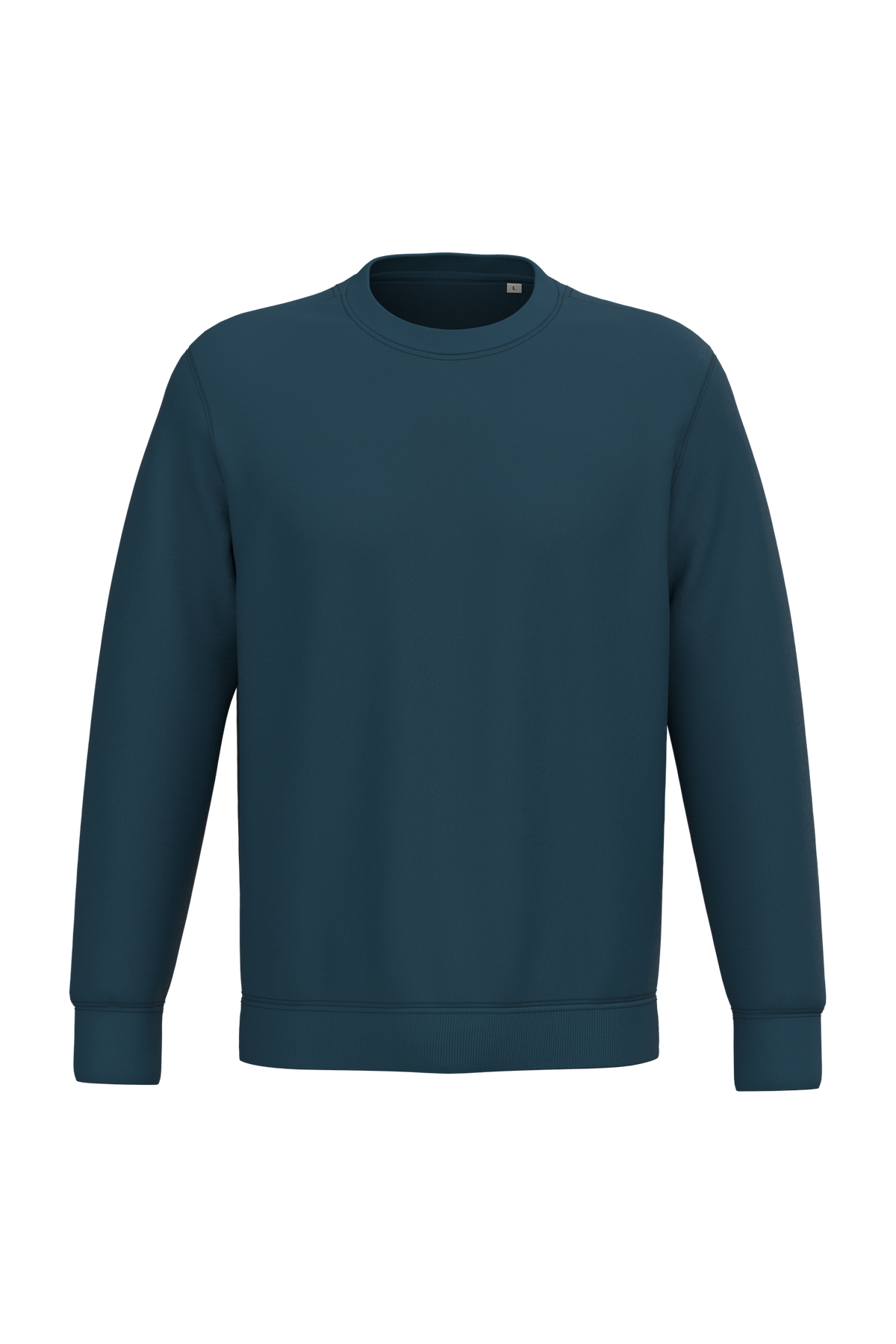 NS400 - Sudadera  ecorresponsable de cuello redondo unisex - Peacock Blue - frontal