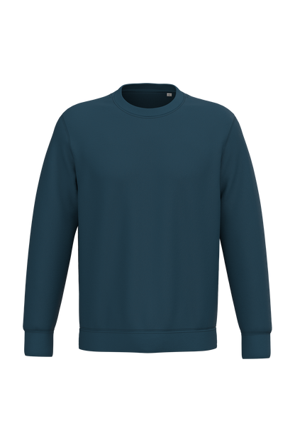 NS400 - Sudadera  ecorresponsable de cuello redondo unisex - Peacock Blue - frontal