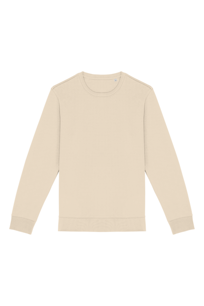 NS400 - Sudadera  ecorresponsable de cuello redondo unisex - Raw Natural - frontal