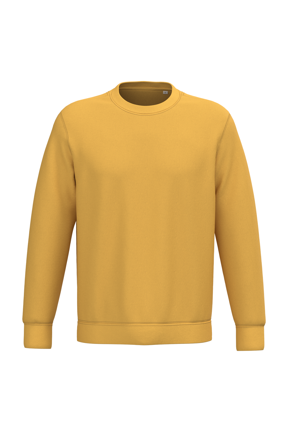 NS400 - Sudadera  ecorresponsable de cuello redondo unisex - Sun Yellow - frontal