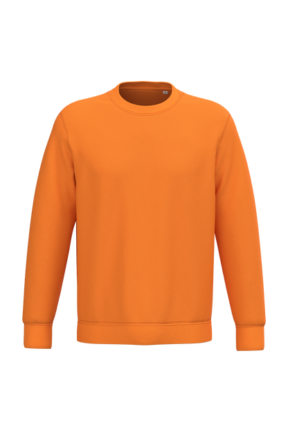 NS400 - Sudadera  ecorresponsable de cuello redondo unisex - Tangerine - frontal