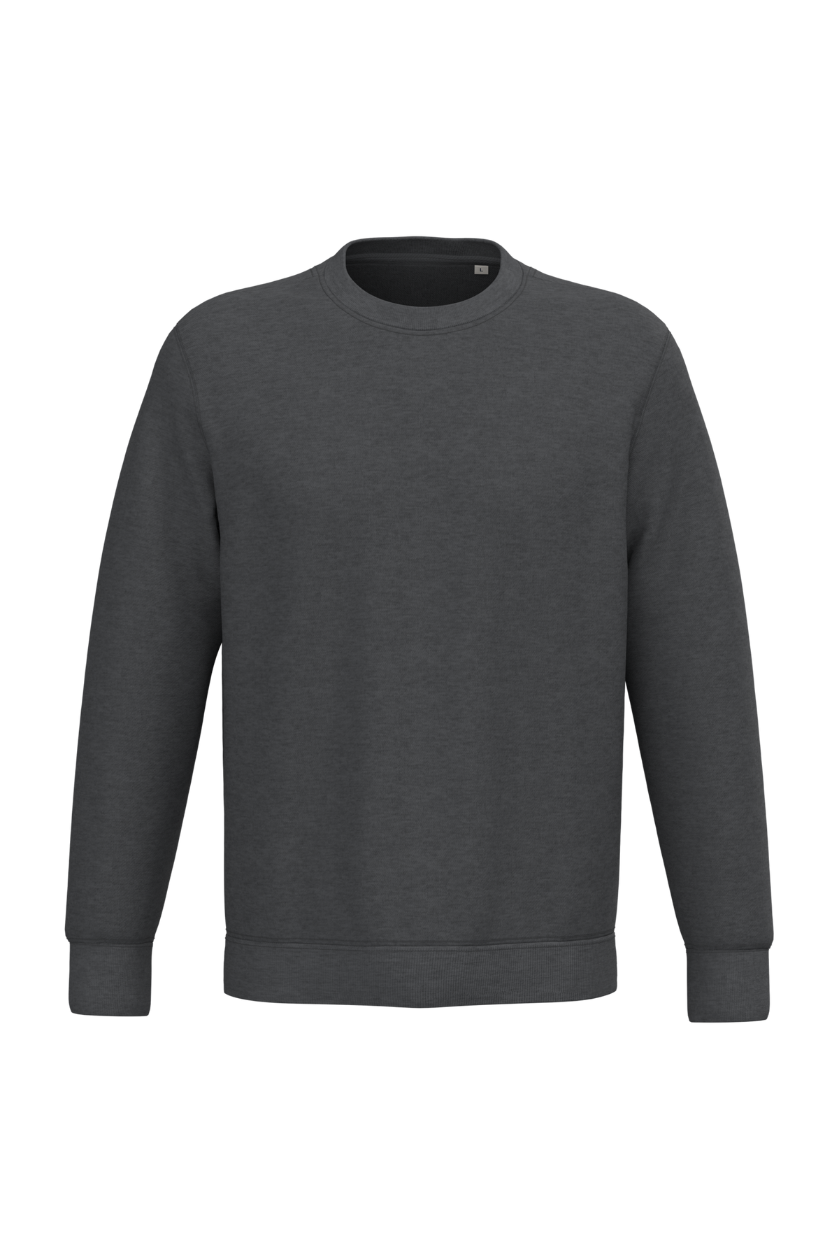 NS400 - Sudadera  ecorresponsable de cuello redondo unisex - Volcano Grey Heather - frontal