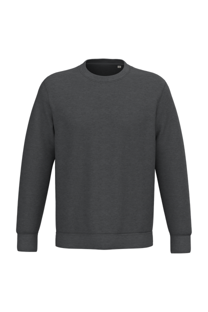 NS400 - Sudadera  ecorresponsable de cuello redondo unisex - Volcano Grey Heather - frontal