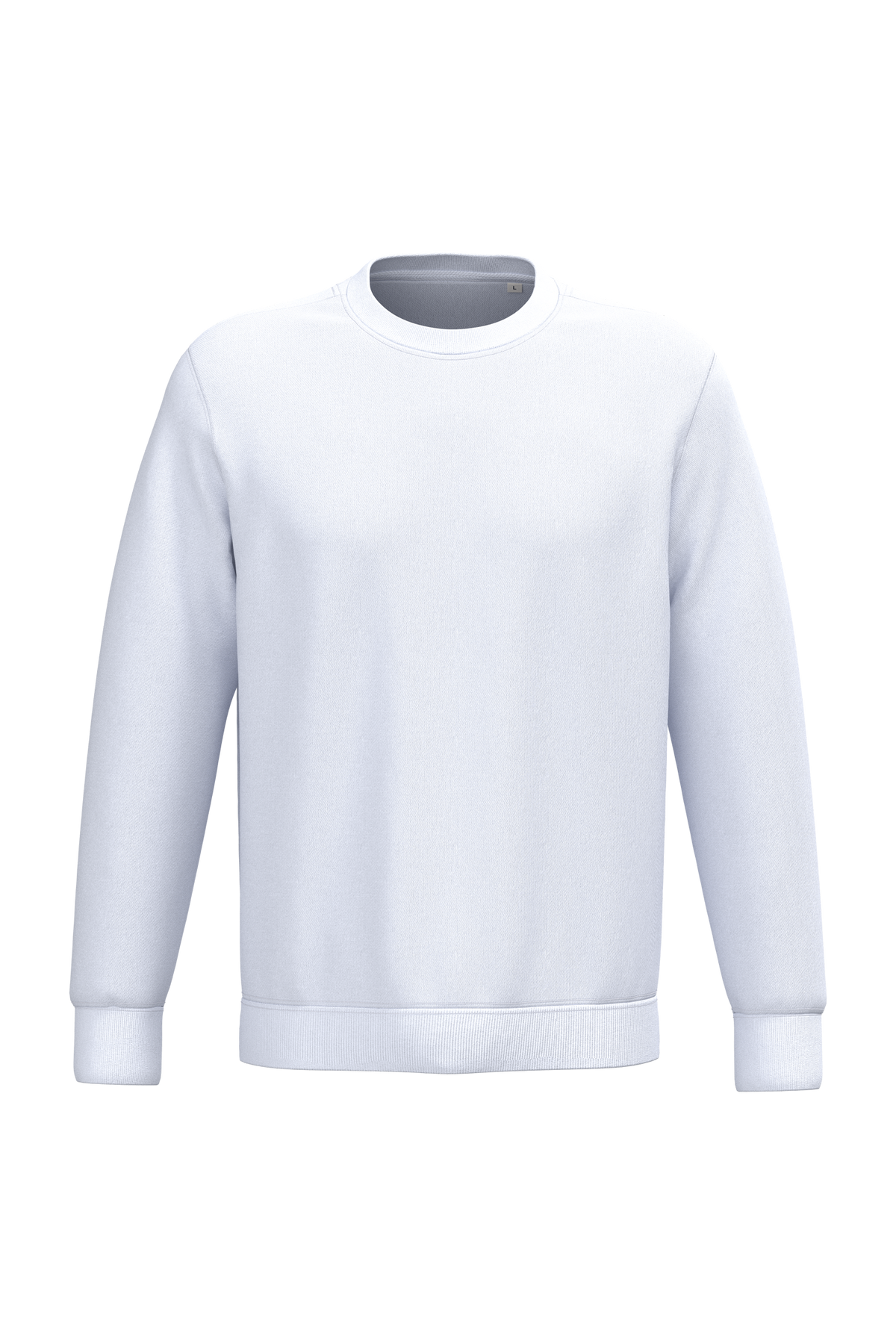 NS400 - Sudadera  ecorresponsable de cuello redondo unisex - White - frontal