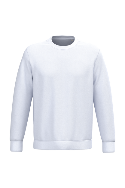 NS400 - Sudadera  ecorresponsable de cuello redondo unisex - White - frontal