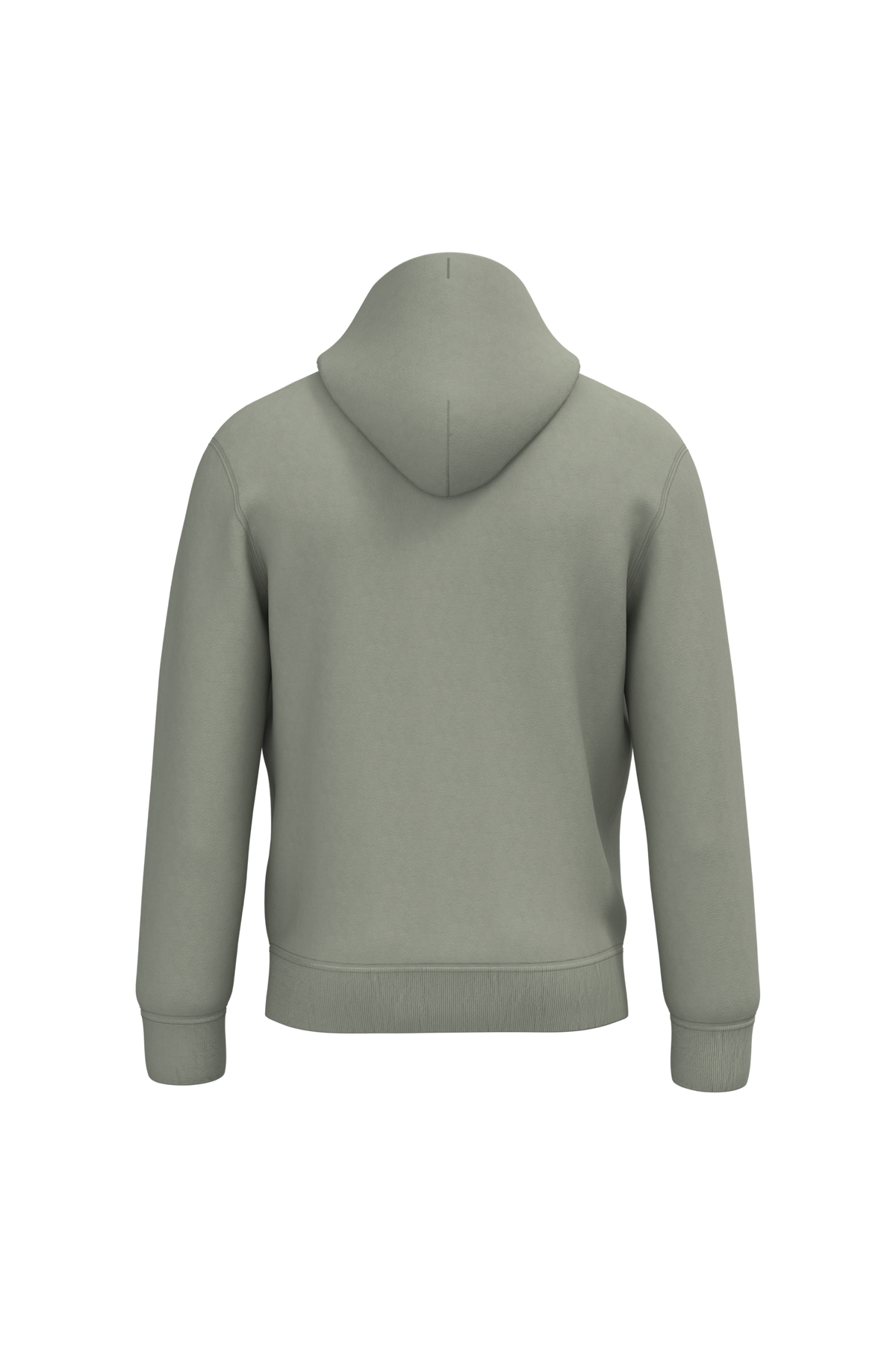 NS401 - Sudadera ecorresponsable con capucha unisex - Almond Green - trasera
