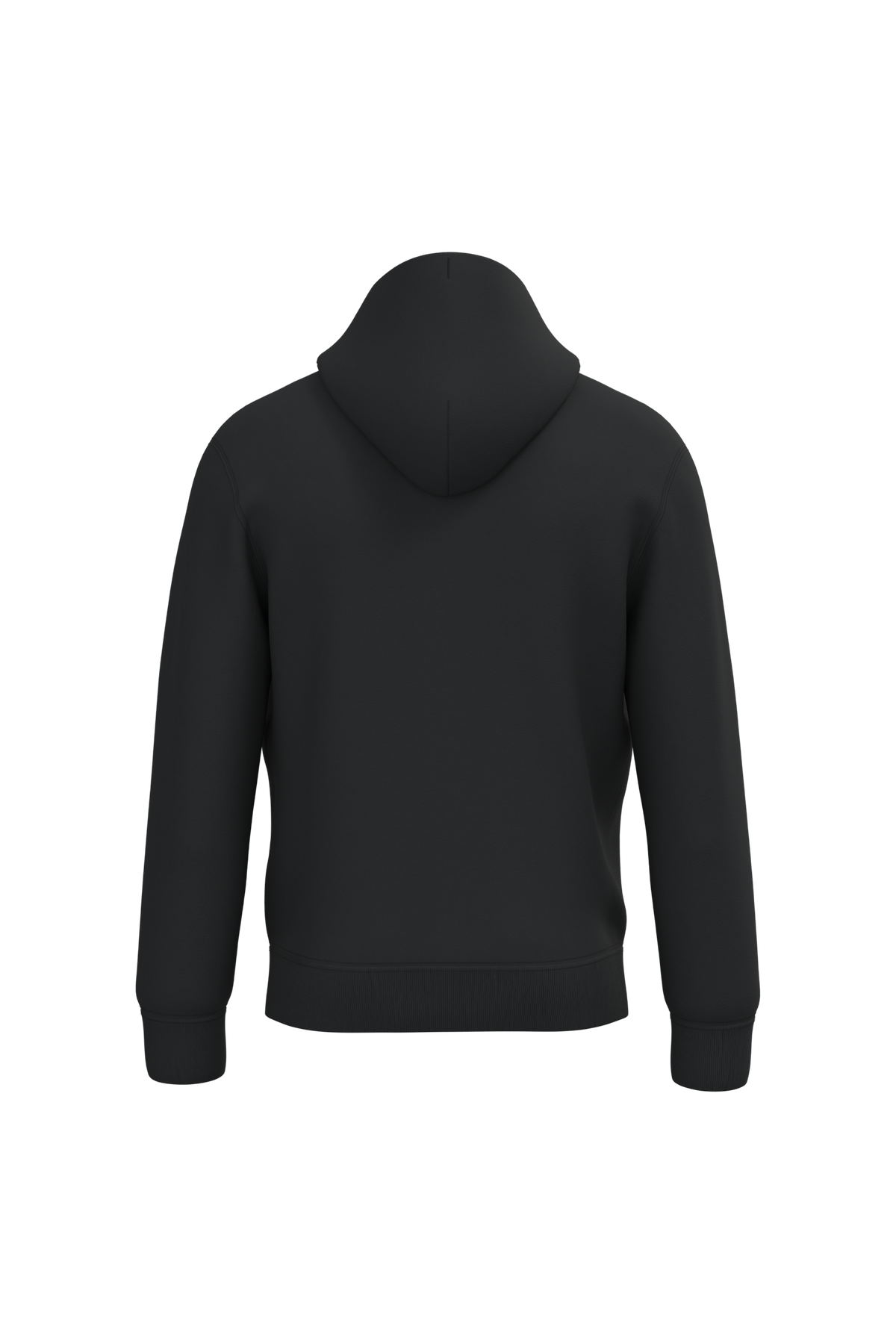 NS401 - Sudadera ecorresponsable con capucha unisex - Black - trasera