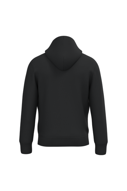NS401 - Sudadera ecorresponsable con capucha unisex - Black - trasera