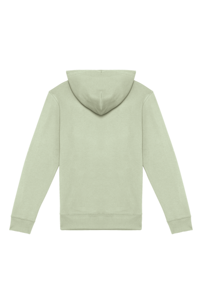 NS401 - Sudadera ecorresponsable con capucha unisex - Celadon Green - trasera