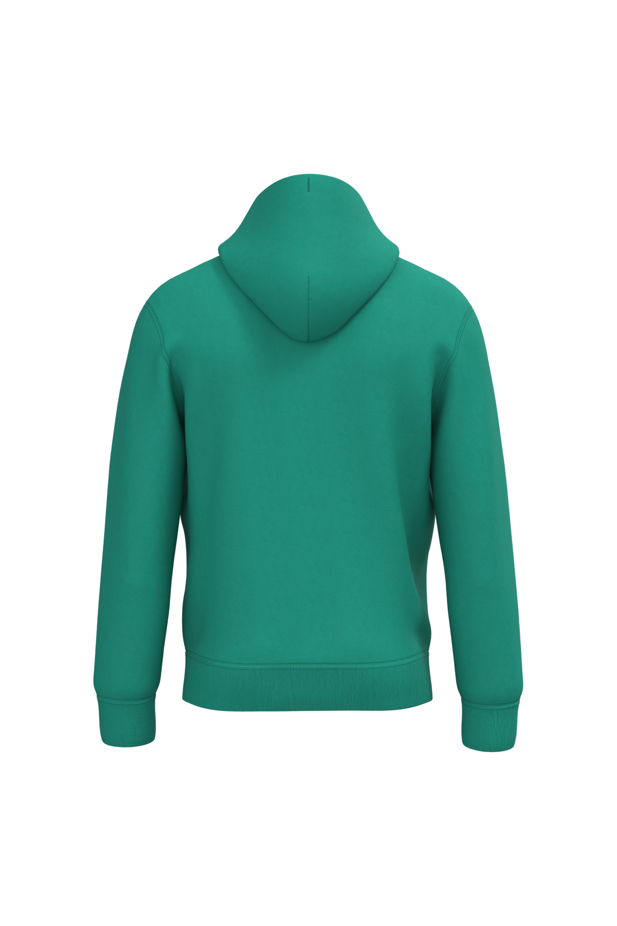 NS401 - Sudadera ecorresponsable con capucha unisex - Gemstone Green - trasera