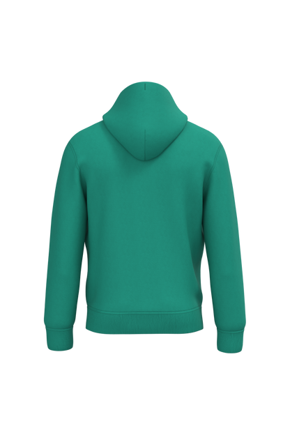 NS401 - Sudadera ecorresponsable con capucha unisex - Gemstone Green - trasera