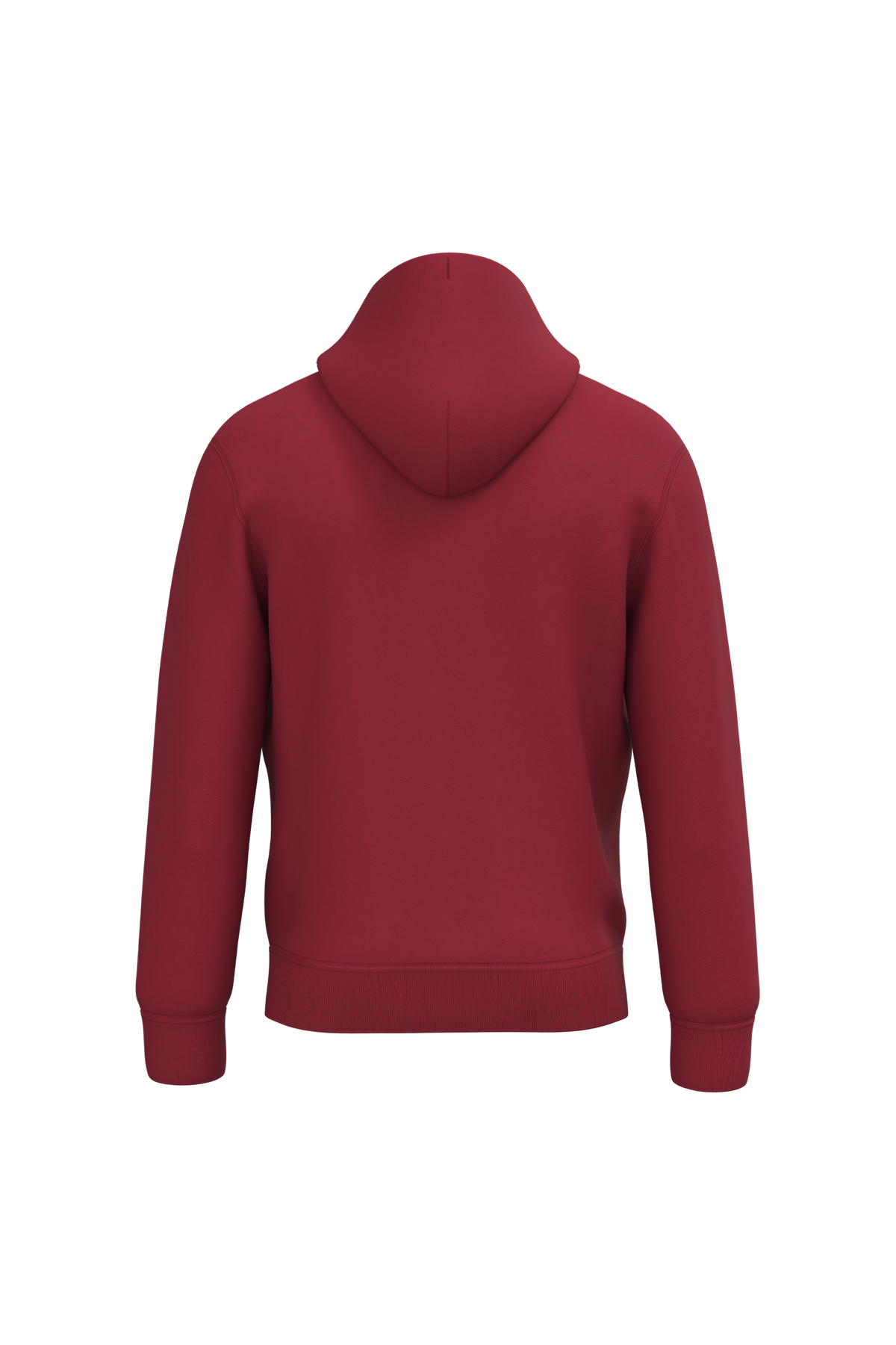 NS401 - Sudadera ecorresponsable con capucha unisex - Hibiscus Red - trasera