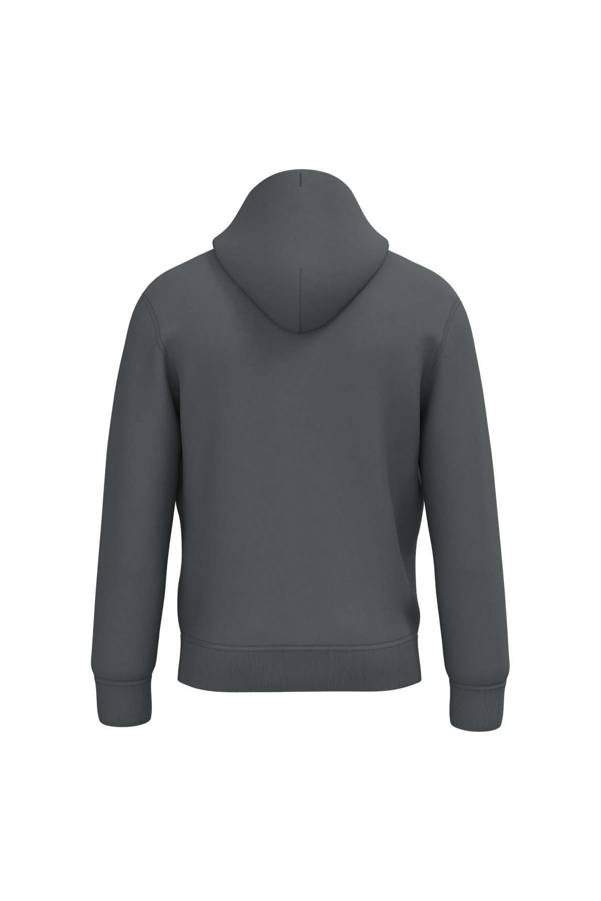 NS401 - Sudadera ecorresponsable con capucha unisex - Iron Grey - trasera