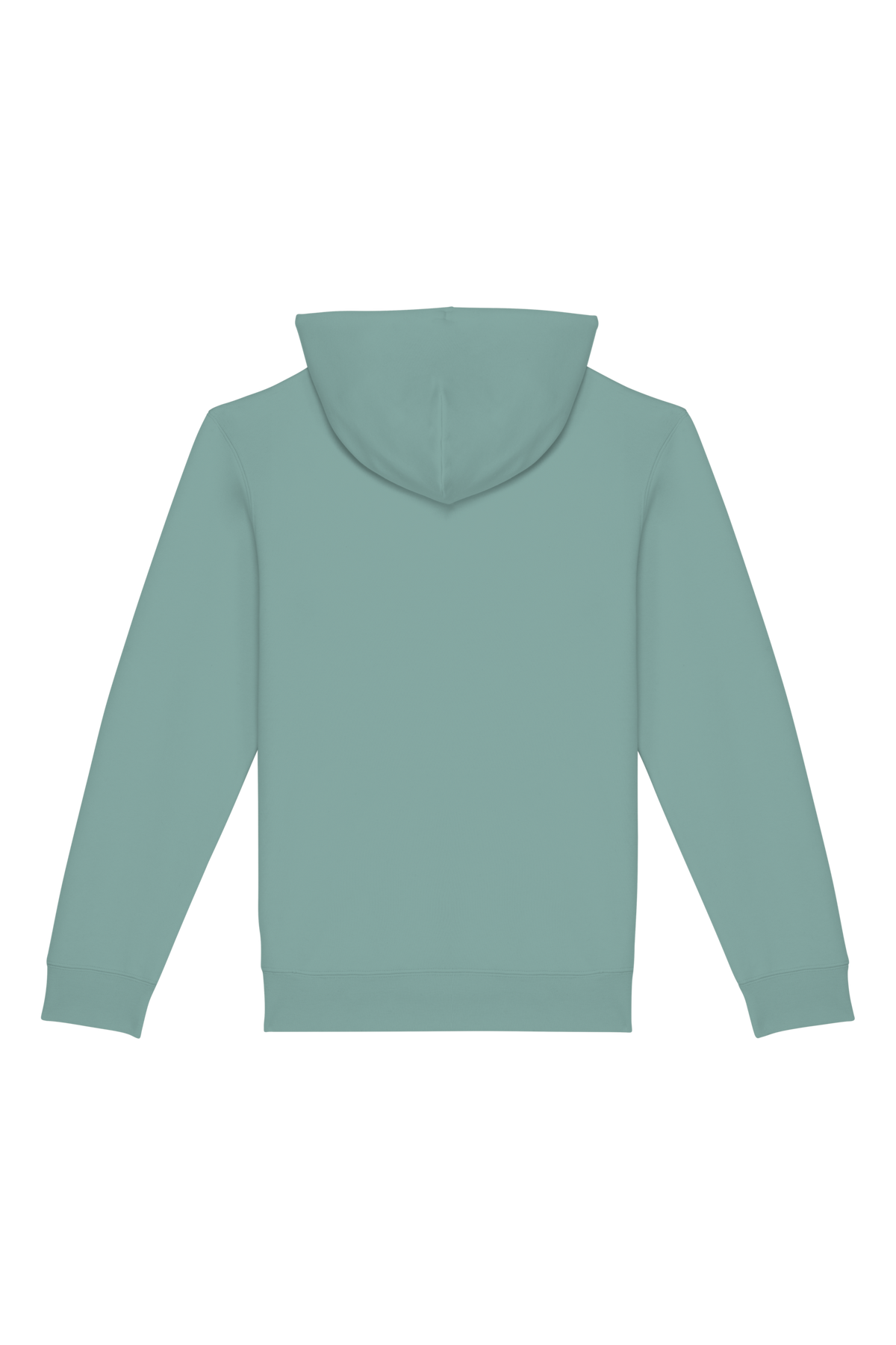 NS401 - Sudadera ecorresponsable con capucha unisex - Jade Green - trasera