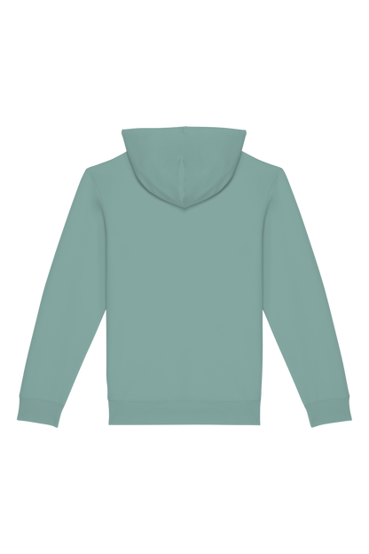 NS401 - Sudadera ecorresponsable con capucha unisex - Jade Green - trasera