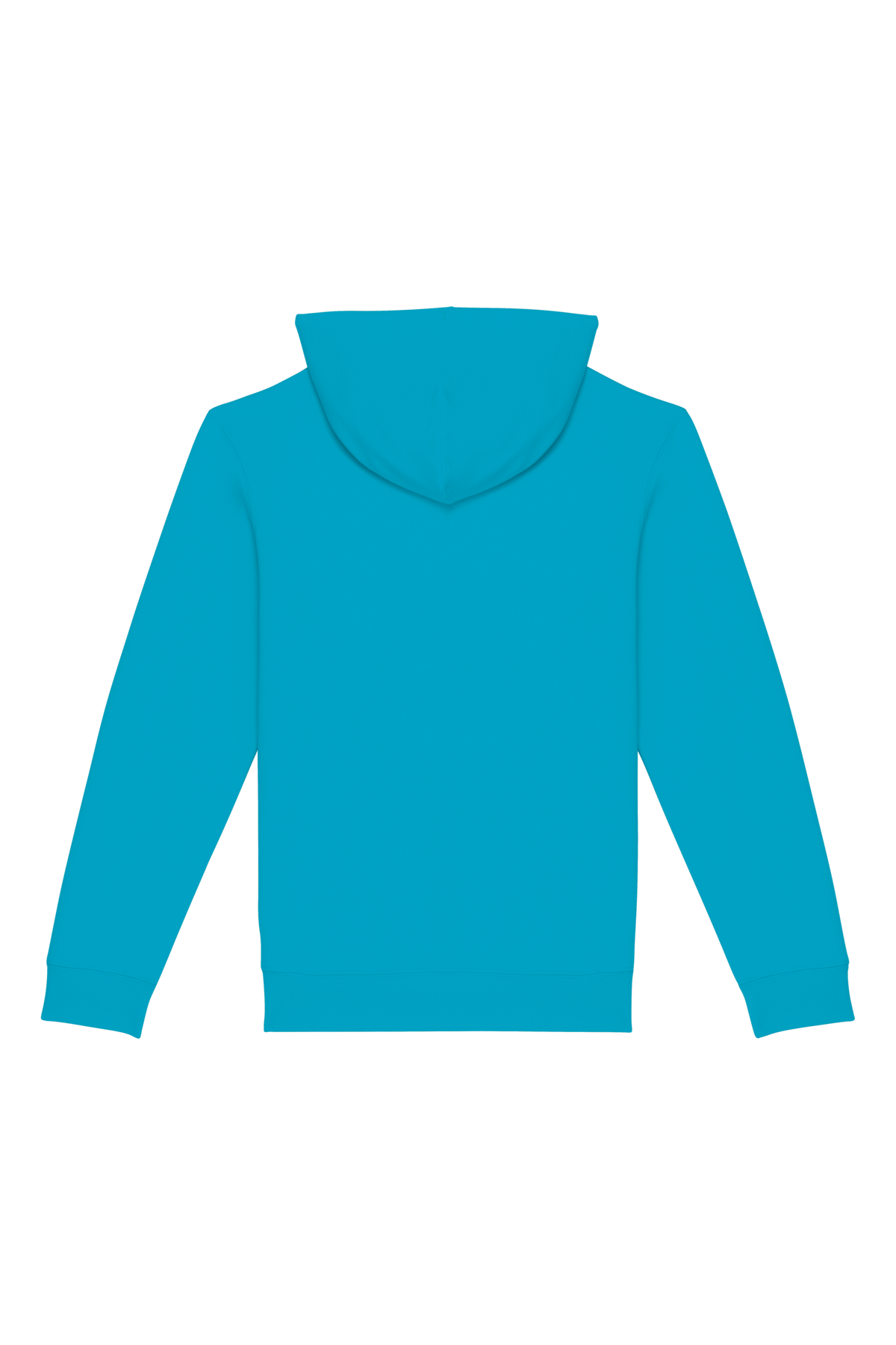 NS401 - Sudadera ecorresponsable con capucha unisex - Light Turquoise - trasera