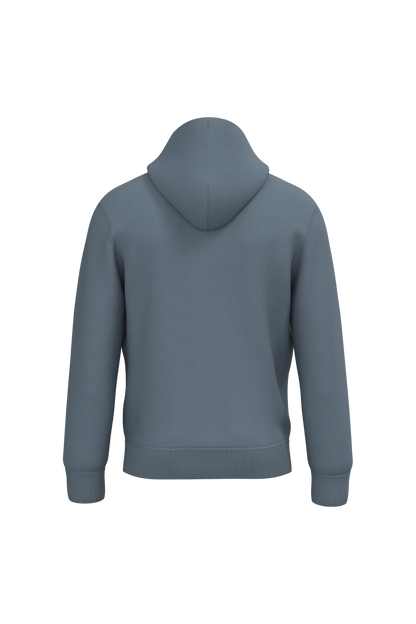 NS401 - Sudadera ecorresponsable con capucha unisex - Mineral Grey - trasera