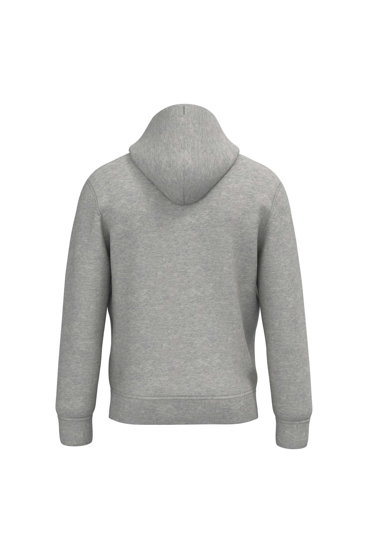 NS401 - Sudadera ecorresponsable con capucha unisex - Moon Grey Heather - trasera