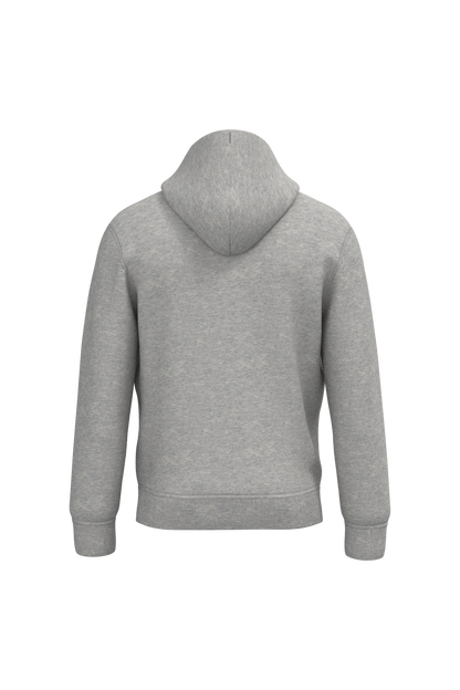 NS401 - Sudadera ecorresponsable con capucha unisex - Moon Grey Heather - trasera