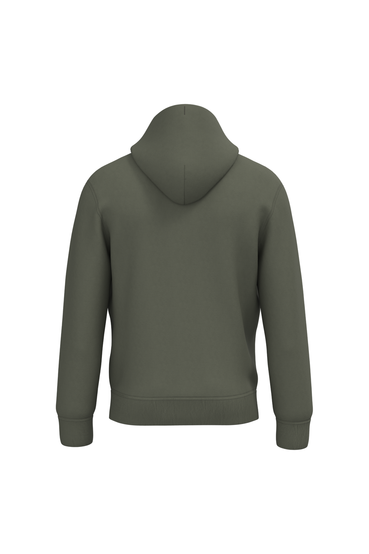 NS401 - Sudadera ecorresponsable con capucha unisex - Organic Khaki - trasera