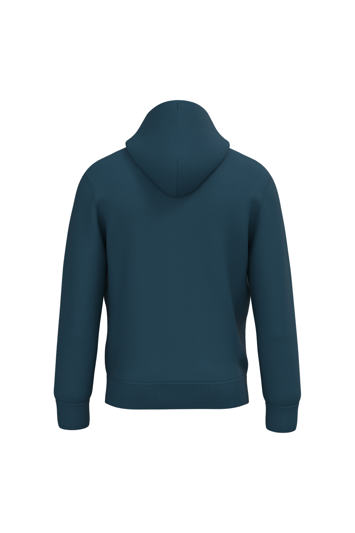 NS401 - Sudadera ecorresponsable con capucha unisex - Peacock Blue - trasera