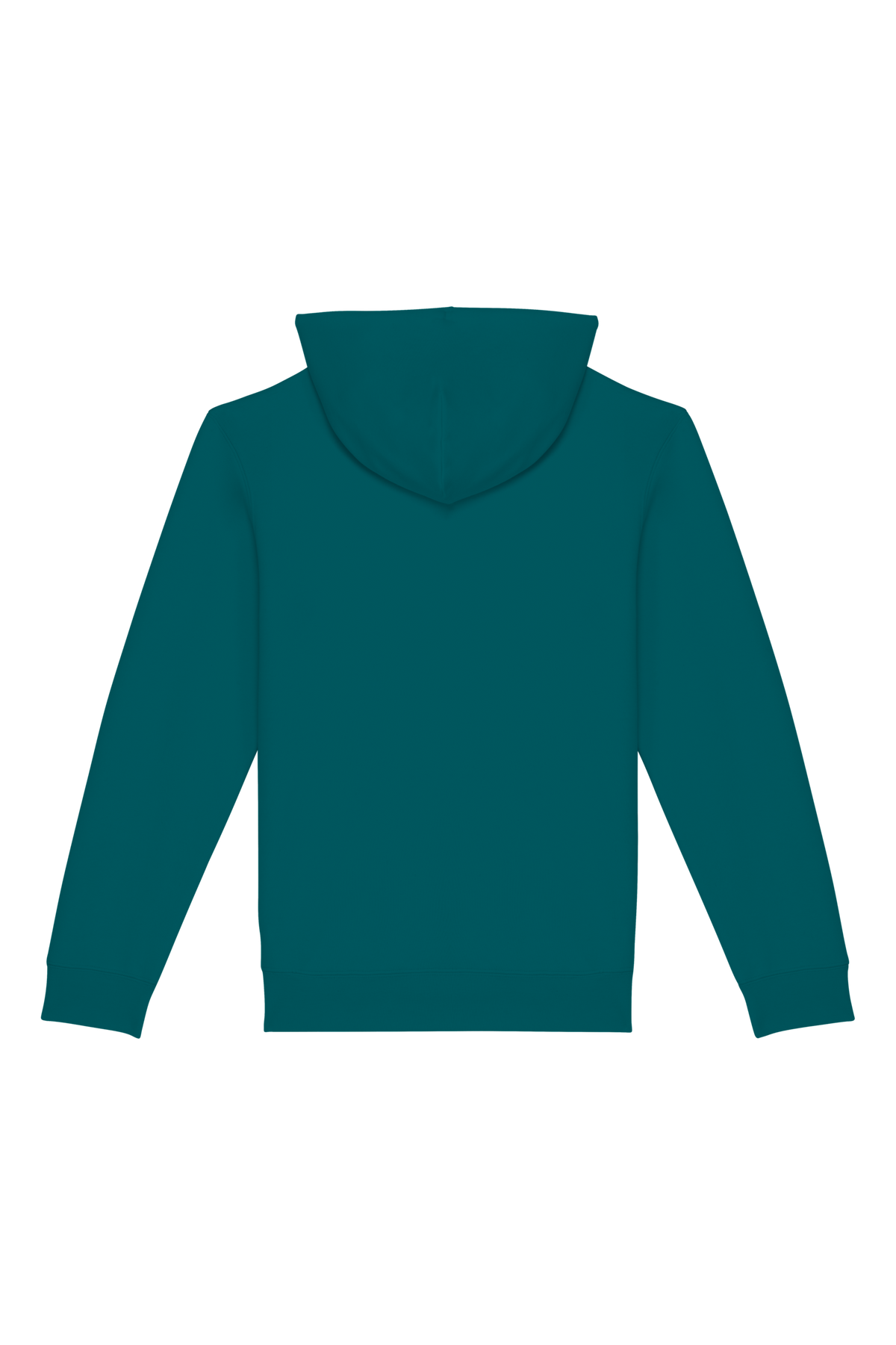 NS401 - Sudadera ecorresponsable con capucha unisex - Peacock Green - trasera