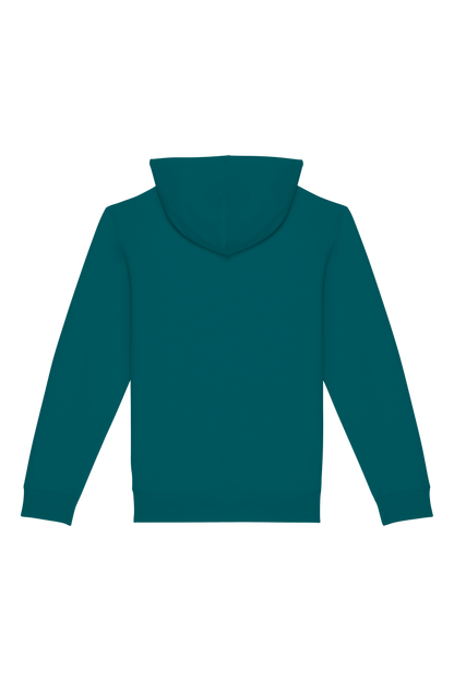 NS401 - Sudadera ecorresponsable con capucha unisex - Peacock Green - trasera