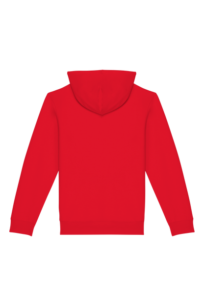 NS401 - Sudadera ecorresponsable con capucha unisex - Poppy Red - trasera
