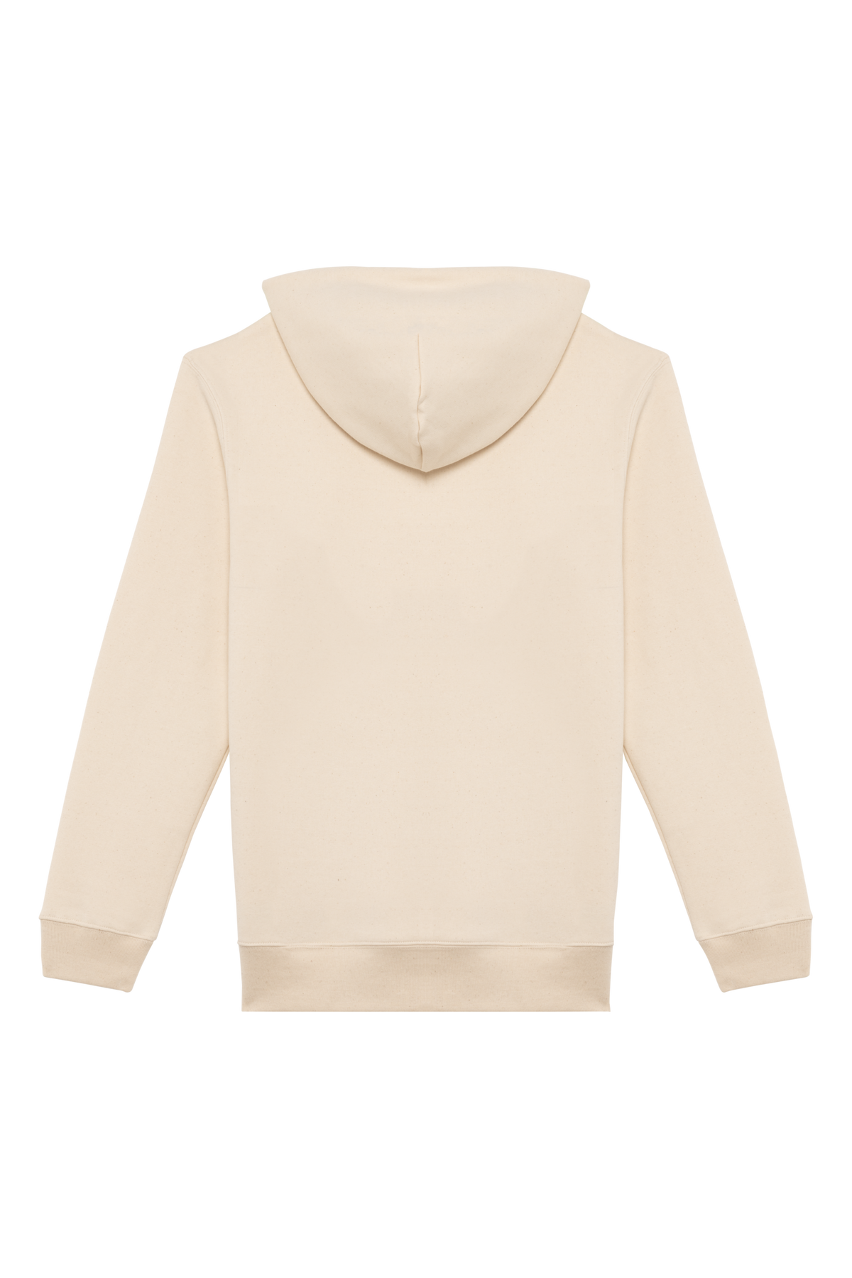 NS401 - Sudadera ecorresponsable con capucha unisex - Raw Natural - trasera