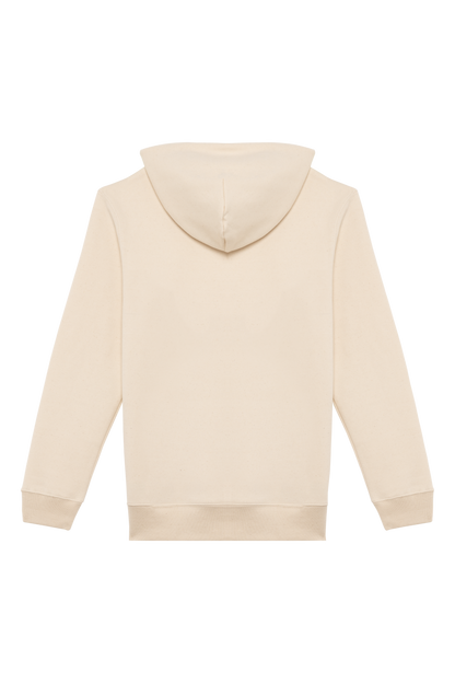 NS401 - Sudadera ecorresponsable con capucha unisex - Raw Natural - trasera