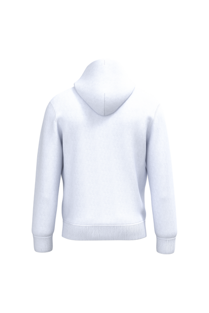 NS401 - Sudadera ecorresponsable con capucha unisex - White - trasera