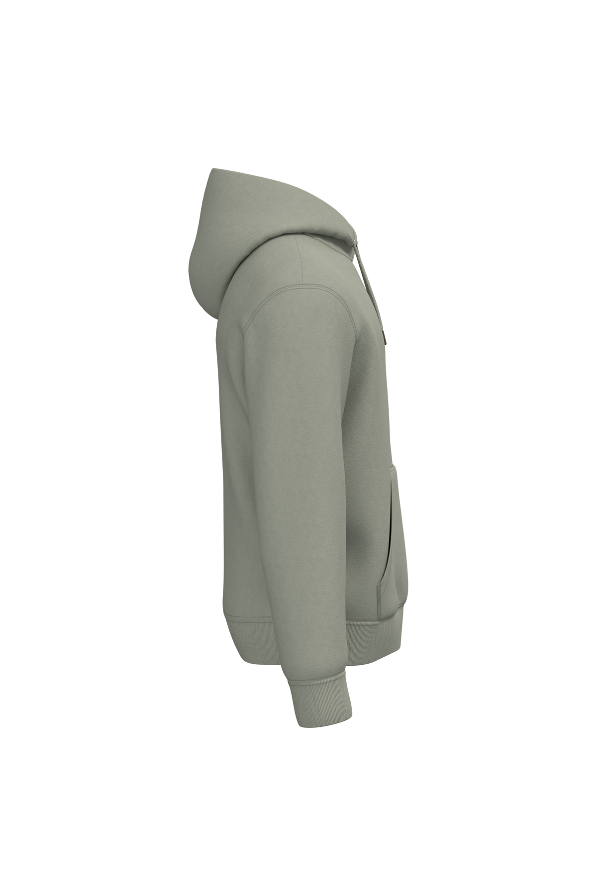 NS401 - Sudadera ecorresponsable con capucha unisex - Almond Green - lateral