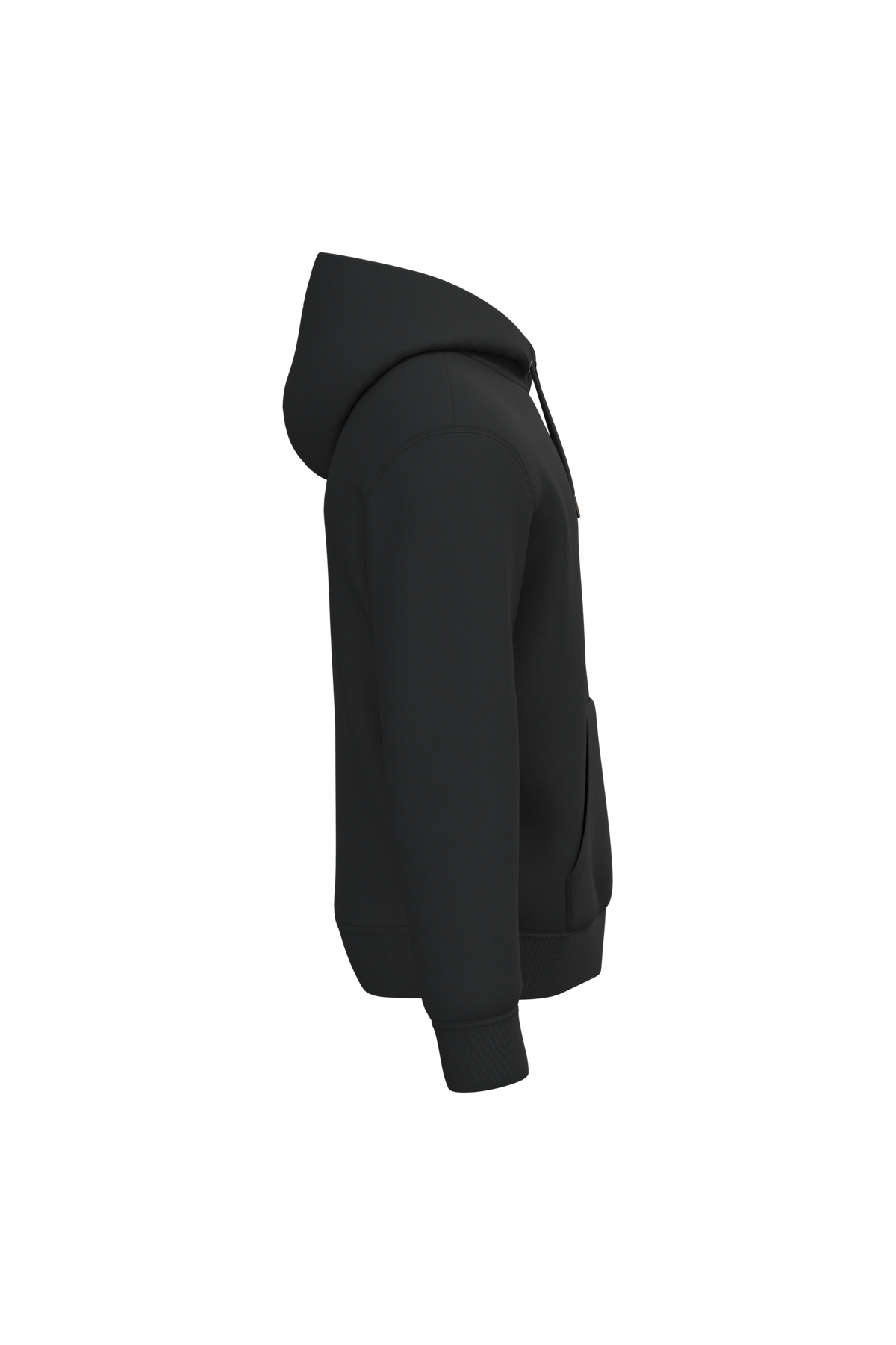 NS401 - Sudadera ecorresponsable con capucha unisex - Black - lateral
