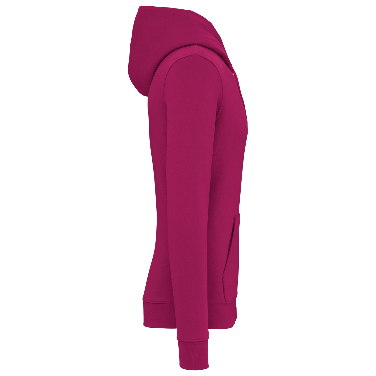 NS401 - Sudadera ecorresponsable con capucha unisex - Cherry Purple - lateral