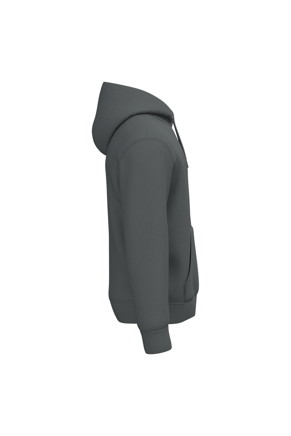 NS401 - Sudadera ecorresponsable con capucha unisex - Iron Grey - lateral