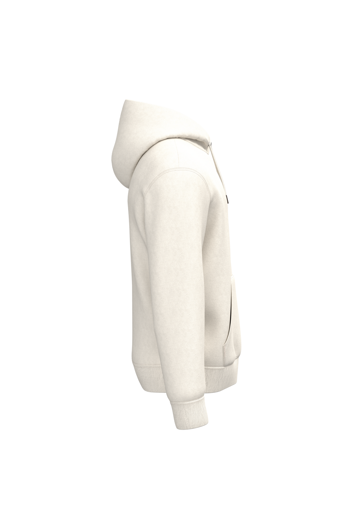 NS401 - Sudadera ecorresponsable con capucha unisex - Ivory - lateral