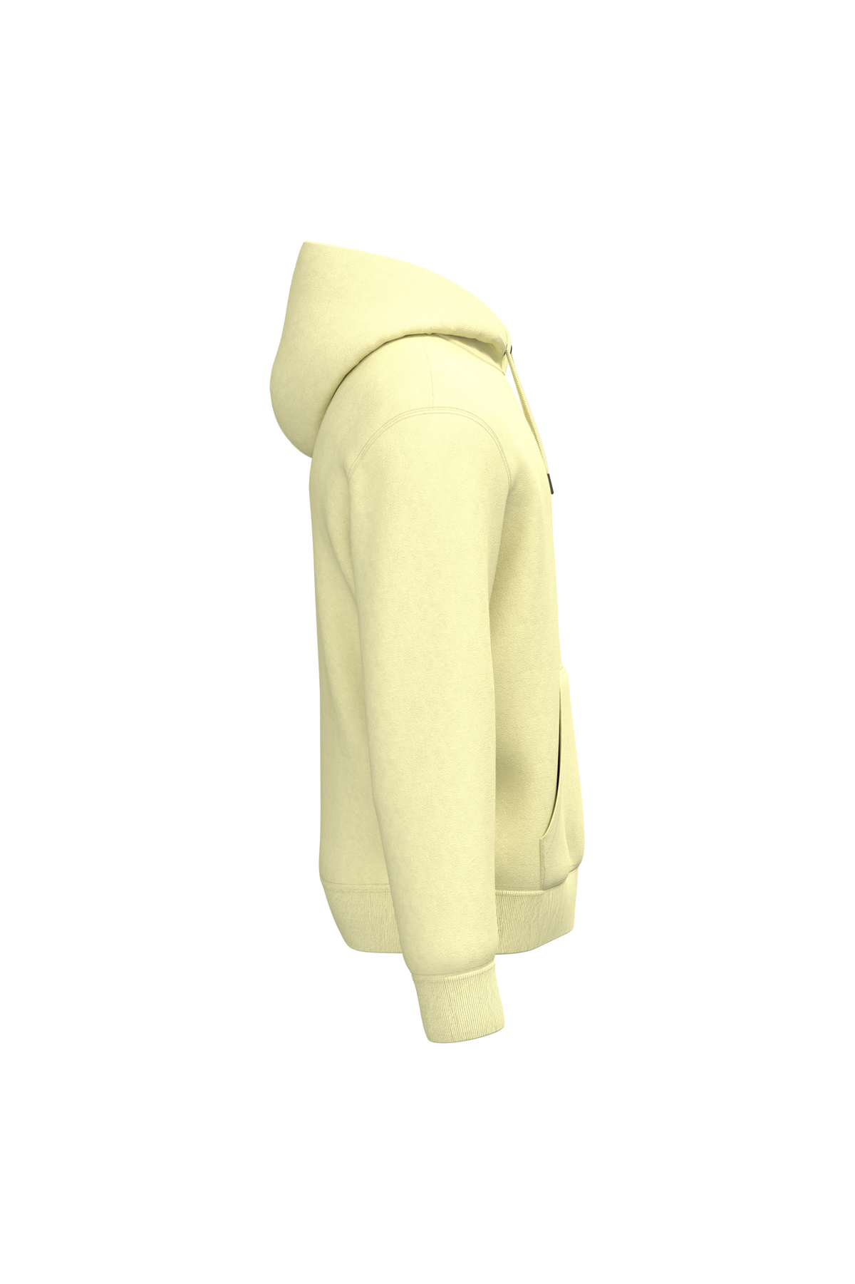 NS401 - Sudadera ecorresponsable con capucha unisex - Lemon Citrus - lateral