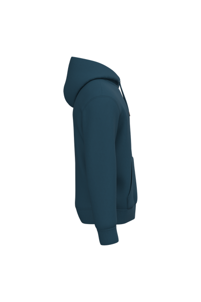 NS401 - Sudadera ecorresponsable con capucha unisex - Peacock Blue - lateral