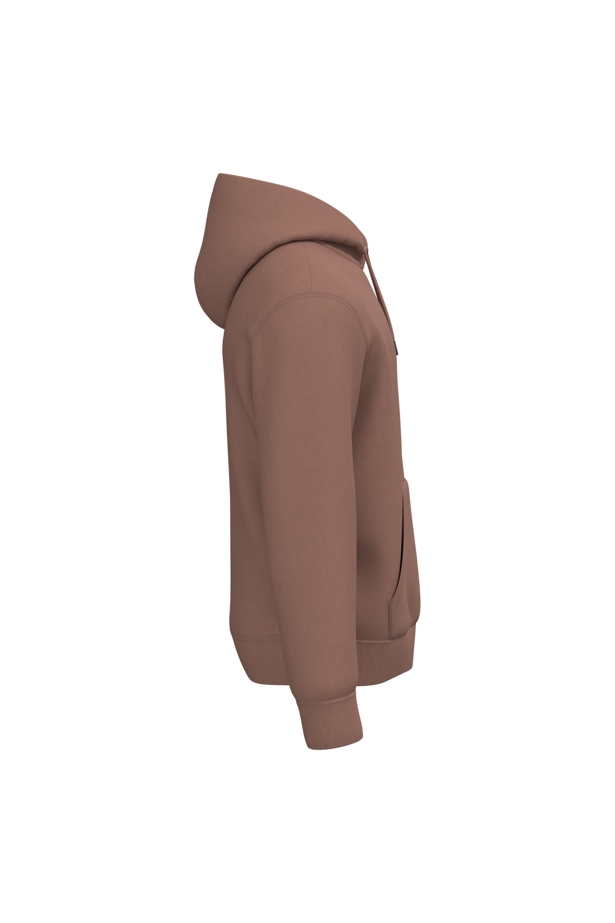 NS401 - Sudadera ecorresponsable con capucha unisex - Sienna - lateral