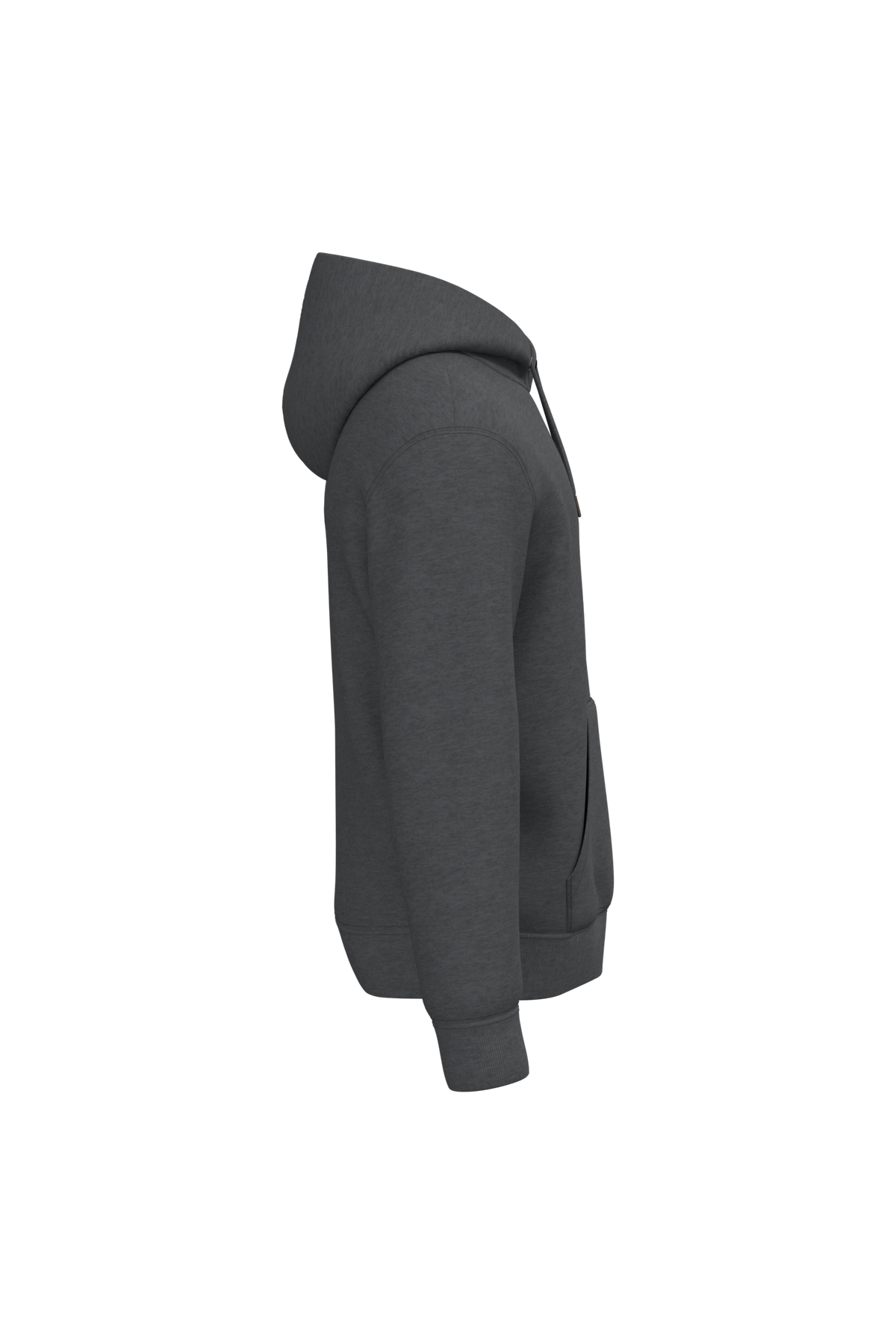 NS401 - Sudadera ecorresponsable con capucha unisex - Volcano Grey Heather - lateral