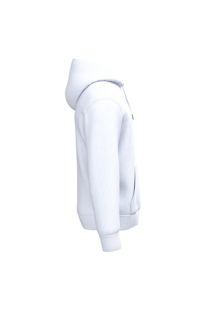 NS401 - Sudadera ecorresponsable con capucha unisex - White - lateral