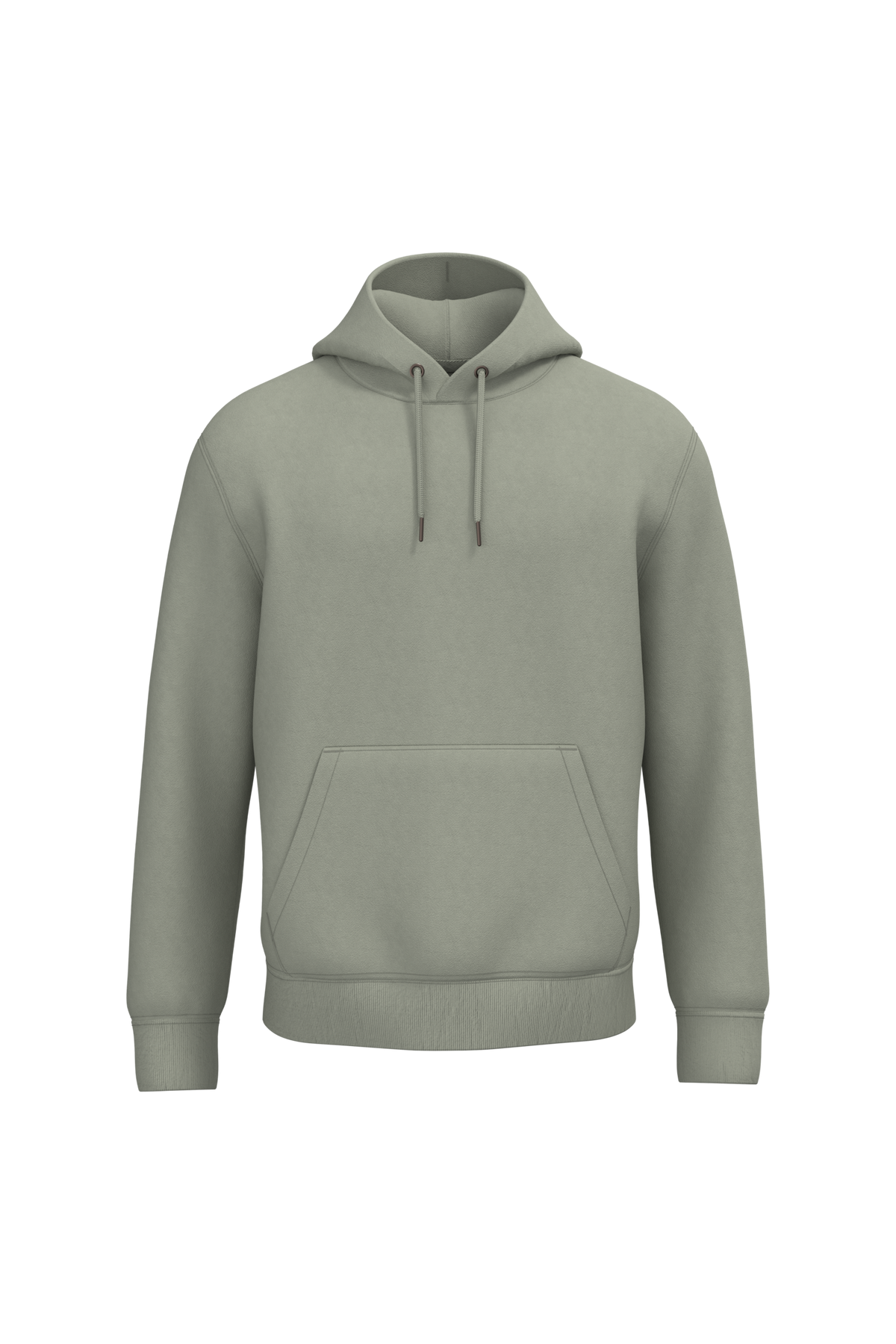 NS401 - Sudadera ecorresponsable con capucha unisex - Almond Green - frontal