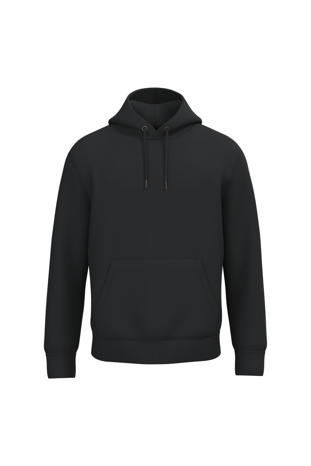 NS401 - Sudadera ecorresponsable con capucha unisex - Black - frontal