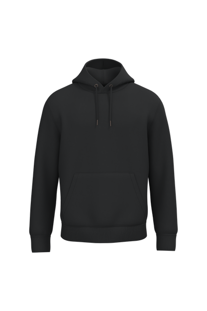 NS401 - Sudadera ecorresponsable con capucha unisex - Black - frontal